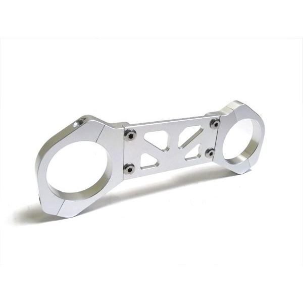 スタビライザー ヤマハ YAMAHA エフゼットアール FZR250RR 3LN  【バイク フロント オートバイ ハンドル 操作 アルミ シルバー |  | 02