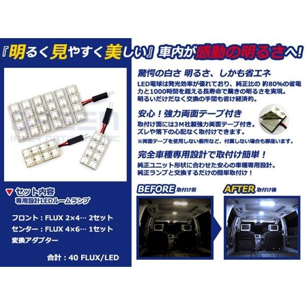 【メール便送料無料】 超高輝度LEDルームランプ CR-V/CRV/CR V RE4 H18〜 40発/3P ホンダ【FLUX 室内灯 電球 ホワイト 白 |  | 01
