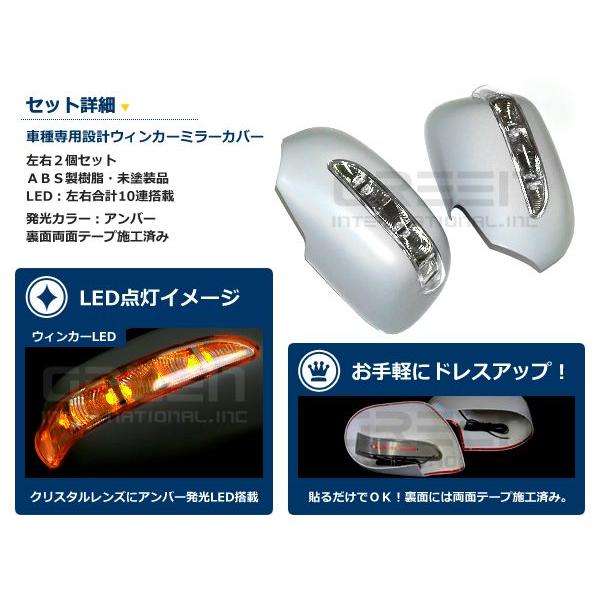 LEDウィンカー ミラーカバー オデッセイ RB1/2 RB1/RB2 - : fourms 
