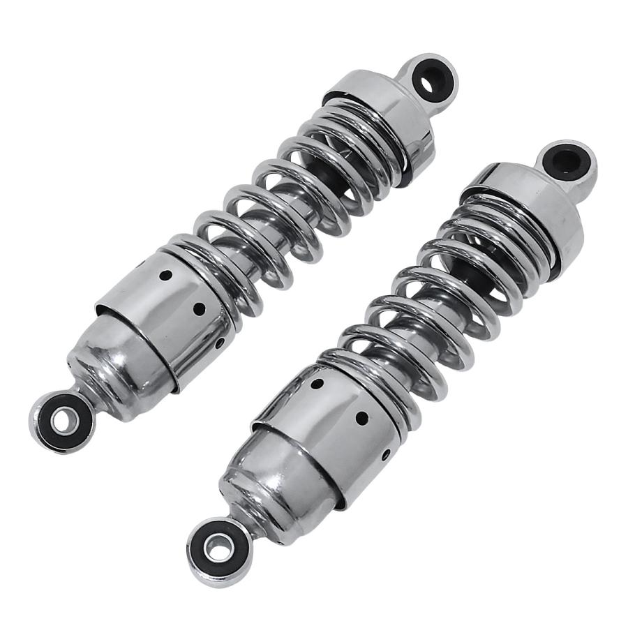 サスペンション バギー 260mm メッキ プリセット調整式 2本セット