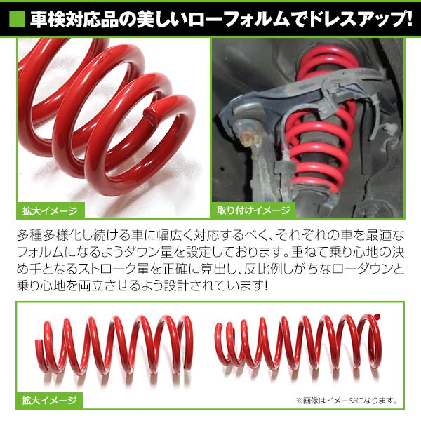 RB1 RB2 前期後期 オデッセイ ロー ダウンサス 4本セット1台分
