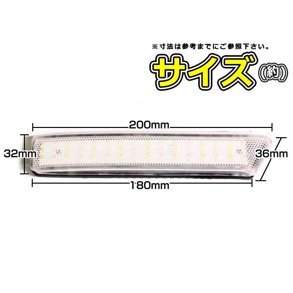 純正交換式 LEDリフレクター バモス HM1 HM2 後期 レッド＆ホワイト HM1 HM2 後期 ホンダ リア エアロ テール ブレーキ  バックランプ