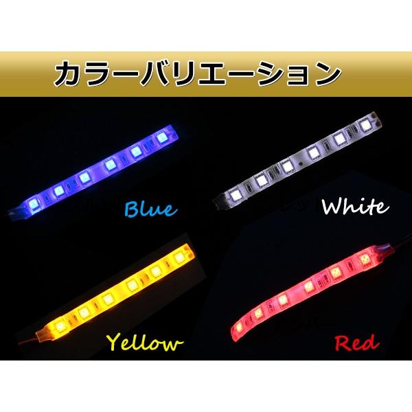 防水 24v車用 Ledテープ ブルー ホワイト 24v 6連 3チップ搭載smd 10ｃｍ ネオンテープ Ledマーカー サイドマーカー イルミネーション ドレスアップ F Fourms 通販 Yahoo ショッピング