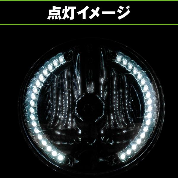 スモーク ガラスレンズ製 7インチ 丸型 ヘッドライト ジムニー