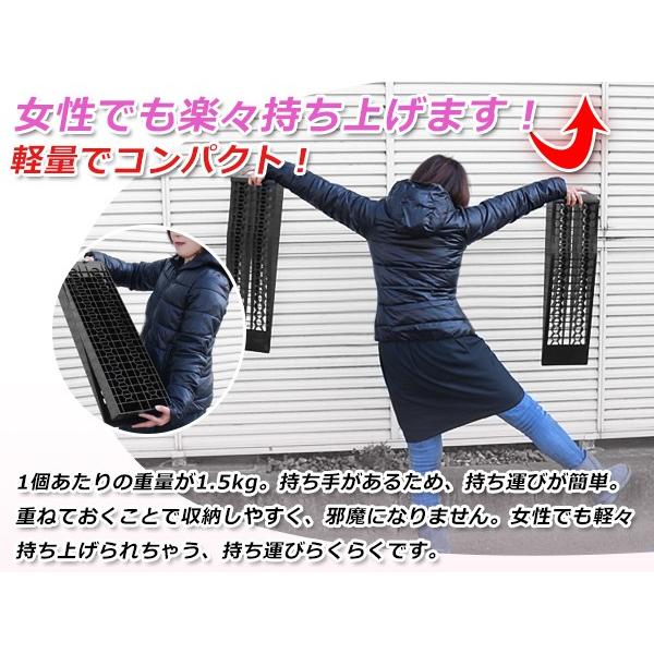 カースロープ 耐荷重 3t 3トン 2個1セット ジャッキアップ ジャッキ