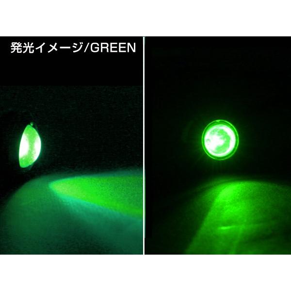 メール便送料無料】 10個セット LEDデイライト 18mm ブルー