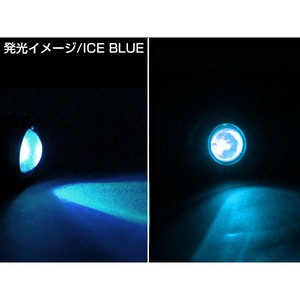 【メール便送料無料】 10個セット LEDデイライト 18mm ブルー/グリーン/アイスブルー/ピンク/レッド/イエロー 12V 牛目 丸型 防水｜fourms｜06