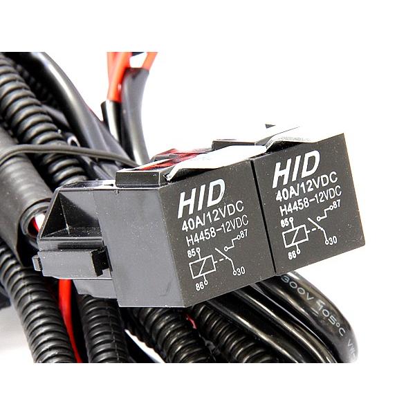 送料無料 H4 2灯式→HID 4灯変換ハーネス 車検対応 二灯式 四灯式 スズキ エブリィ EVERY DA17V DA17W等に H4カプラー |  | 02