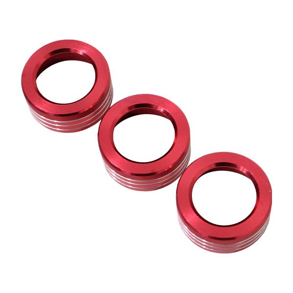 アルミ エアコン スイッチ カバー トヨタ 86 ハチロク ZN6 3個セット