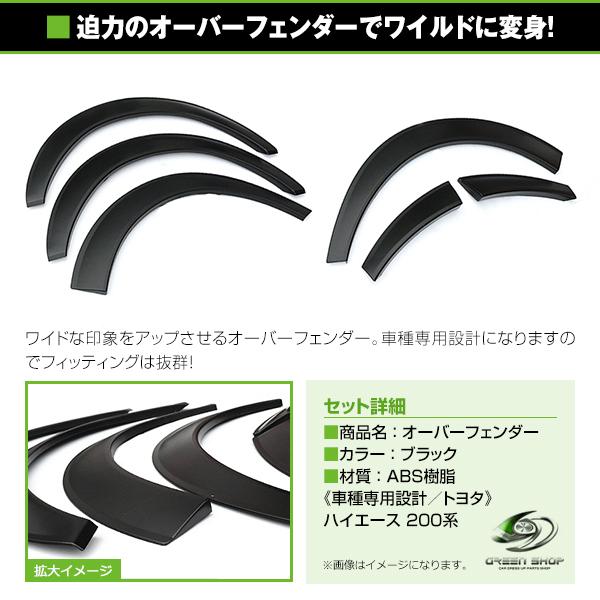 トヨタ ハイエース 200系 1型 2型 3型 4型 5型 前期 後期 標準 ワイド