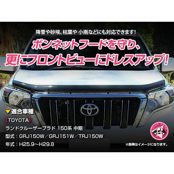 大型商品】 バグガード トヨタ ランドクルーザープラド 150系 中期 H25