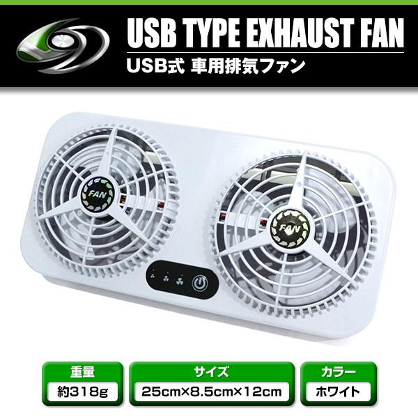 ガナドール】キャラバン 換気扇 USBファン網付きセット 窓が開閉できる