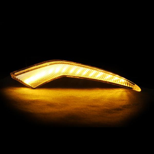 フロントバンパー シーケンシャルウインカー機能付 LED デイライト