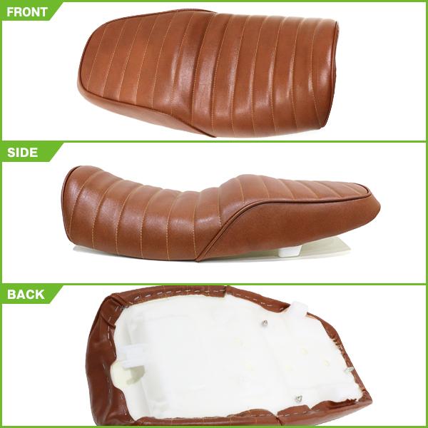 HONDA CB400 SUPER FOUR VTEC NC39 99-06 シート ブラック 黒色 皮