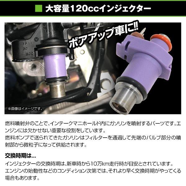 大容量 インジェクター 純正互換 120cc min シグナスX125 2型 3型 Bw