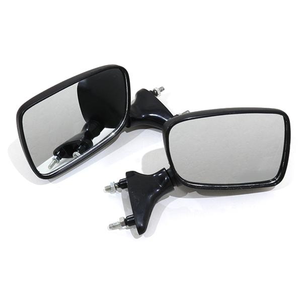 バックミラー ブラック スクエア 左右 バイク TZR250 1KT FZR250 2KR
