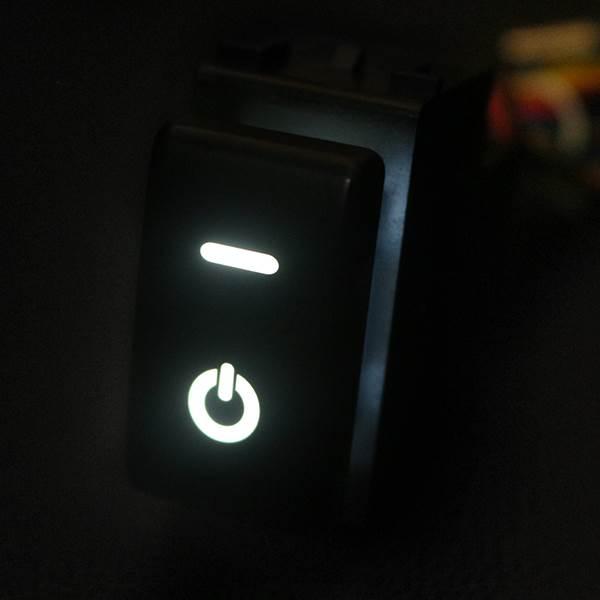 スイッチホール 増設 ポジションランプ ON/OFF 電源 スイッチ LED 電源