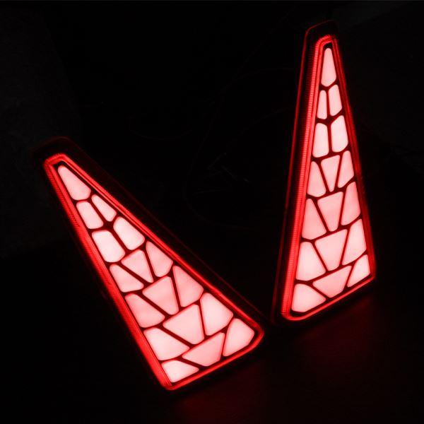 LED リフレクター 流れる シーケンシャル 左右セット レッド トヨタ