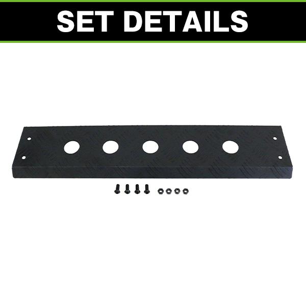 フロント スキッドガード スズキ ジムニー JB23 マットブラック スキッドプレート アルミ縞板 丸穴タイプ フロント強化 |  | 02