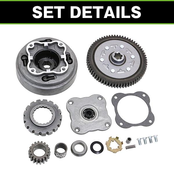 横型エンジン用 ディスク 強化クラッチ ドリブンギア セット DAX JAZZ