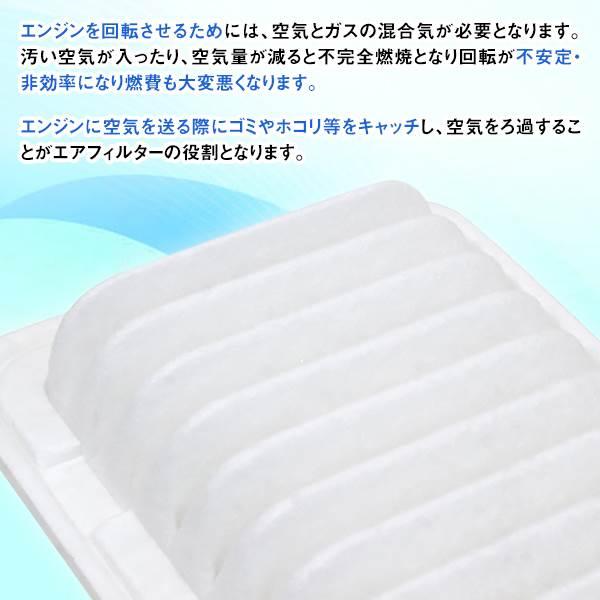 エアクリーナー スズキ ワゴンR MH21S MH22S 互換純正品番 13780-83G00
