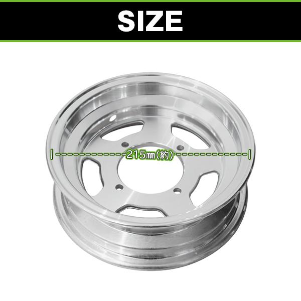 Z50Jモンキー用シルバーホイール バイク用 タイヤ ホイール 10インチ ワイドホイール 3.5J