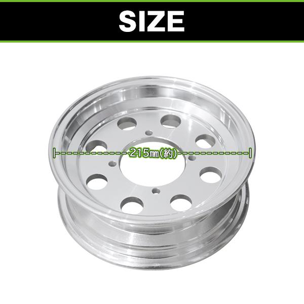 Z50Jモンキー用シルバーホイール バイク用 タイヤ ホイール 8インチ ワイドホイール 3J シルバー