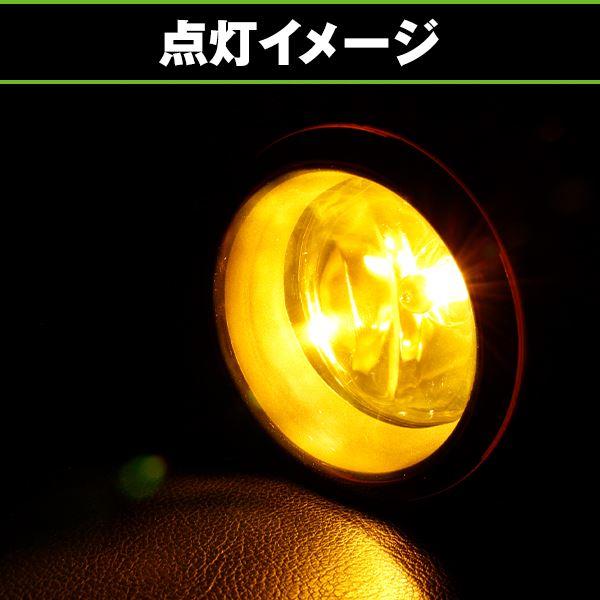 クリスタルガラス仕様 フォグランプ 日産 フーガ 後期 Y51 イエロー 黄色 H8/H11 LEDフォグ ユニット インナーメッキ |  | 03