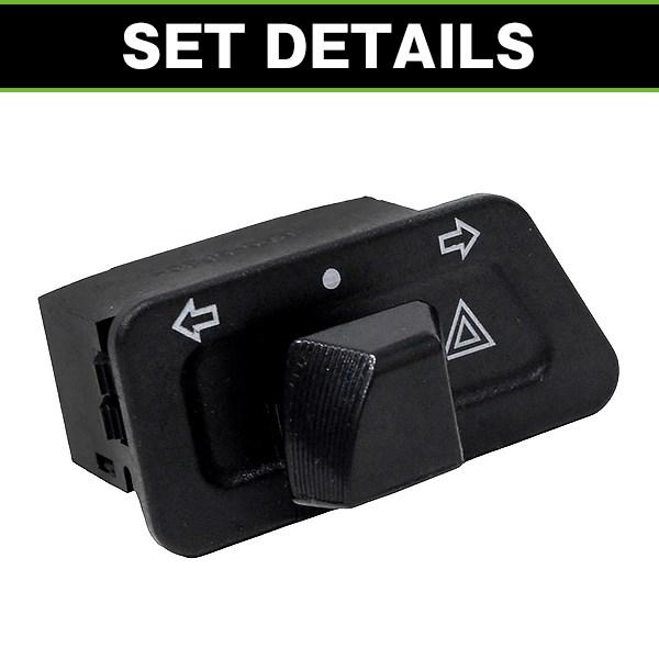 ハザードスイッチ付き ウィンカーレバー　新品未使用 ハザード機能追加キット ハンドル ウィンカースイッチ ライブディオ