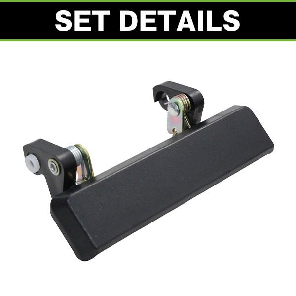 リアゲート アウター ドアハンドル 1個 スズキ ジムニー JA11 JA12