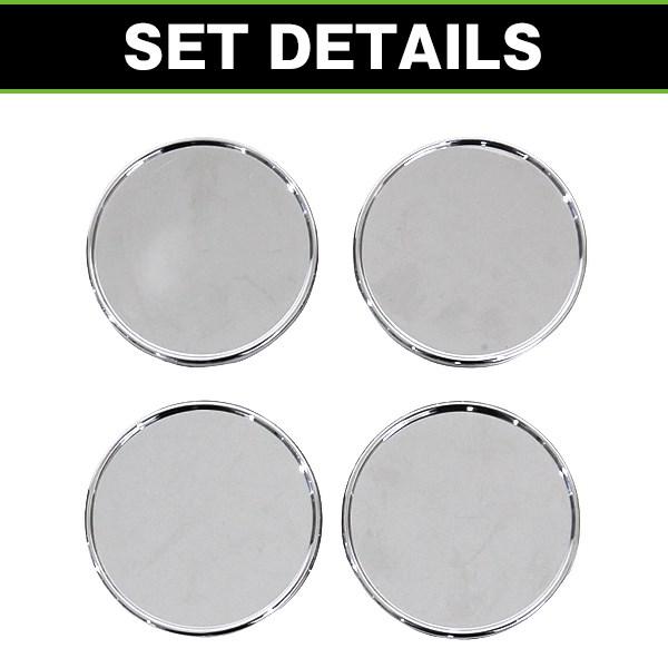 ホイール センターキャップ 4個セット 外径54mm 内径50mm メッキ 汎用