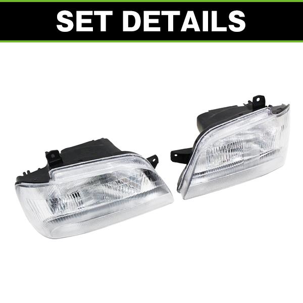 DA62W 左右ヘッドライト　割れなし ヘッドライト 左右セット スズキ エブリイ DA62V DA52V DB52V キャリイ