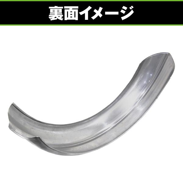 ナローフラットフェンダー ハーレー 6インチ センターリブ ナロー