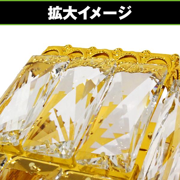 壁掛け シャンデリア 2個セット ゴールドメッキ 12V 24V BA15S