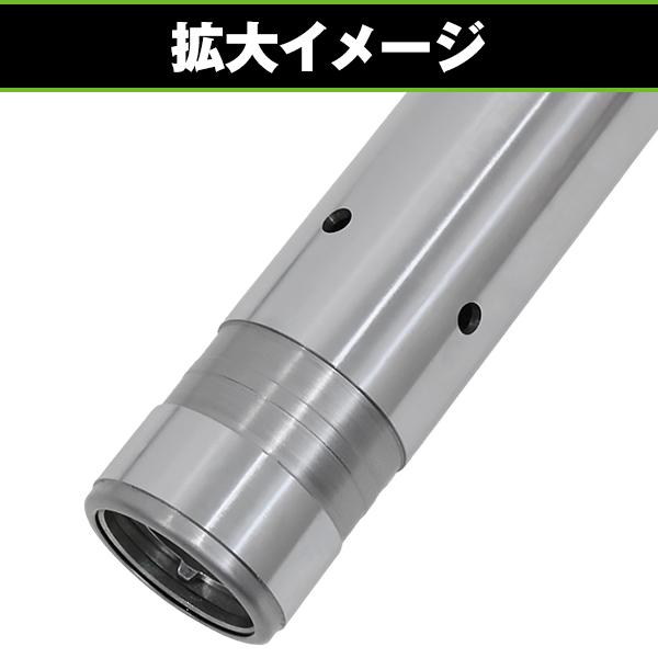 フロントフォーク インナーチューブ 43mm 2本セット シルバー HONDA