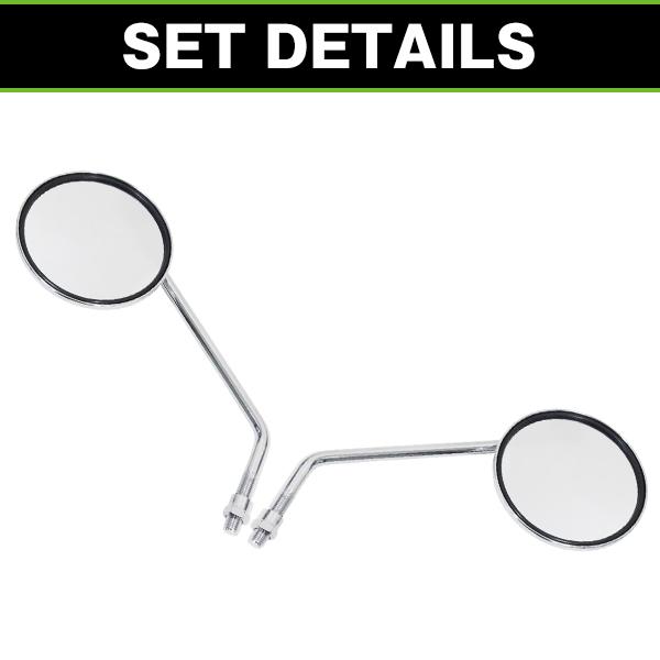 ホンダ 純正タイプ バイク ミラー CB400F ゼファー750 CB250T CB400SS GS400 CBX400F インパルス GZ125 Z400FX バリオス CB223S CB400SF |  | 02