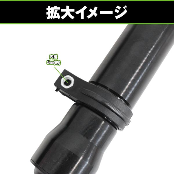 左フロントインナー フロントフォーク インナーチューブ 左右セット ショート ズーマー