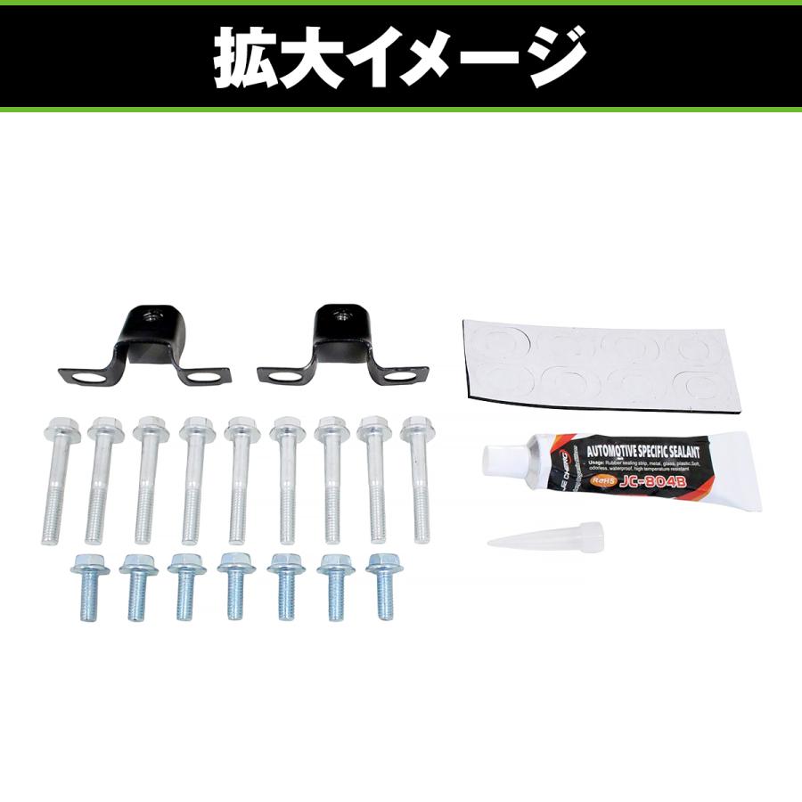 大型商品】 ルーフレール 左右セット ブラック トヨタ