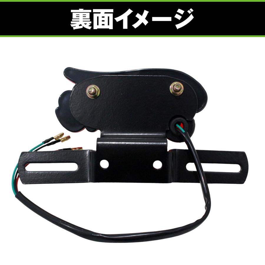 バイク LED テールランプ レッド 赤 ハーレー SR チョッパー ボバー
