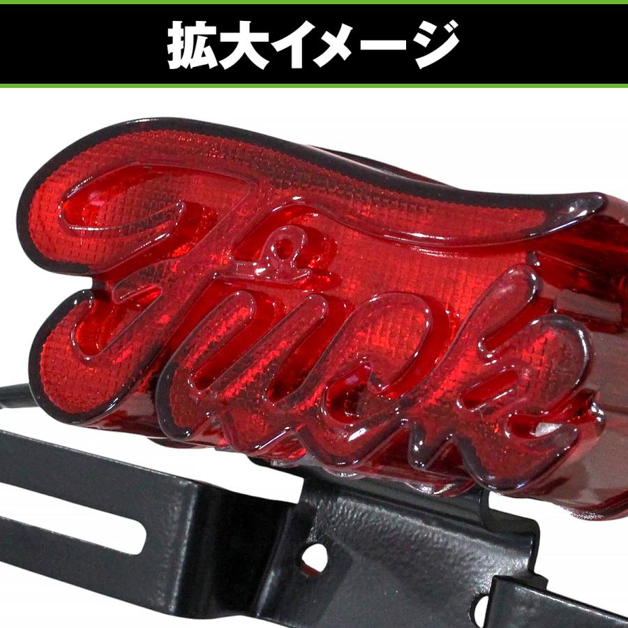 バイク LED テールランプ レッド 赤 ハーレー SR チョッパー ボバー