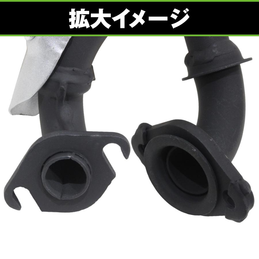 バイク マフラー フロントエキゾーストパイプ ホンダ ジャイロ 