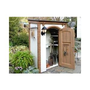 ディーズガーデン おしゃれ物置 カンナキュート ディーズシェッドカンナ 木目調扉 |  | 01