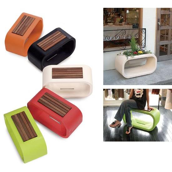 デザイナーズプランター　フープ　標準カラー　ＧＲＣ製プランター・鉢