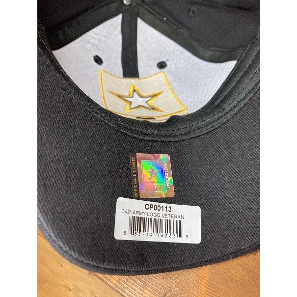ミリタリー 帽子 U.S.Army アーミー VETERAN キャップ 米軍正式