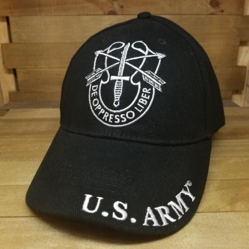ミリタリー 帽子 U.S.Army アーミー グリーンベレー ロゴ キャップ 米