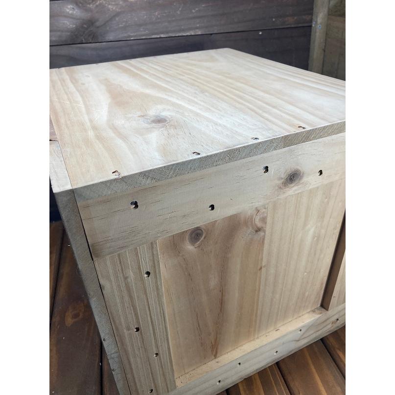 Wooden box 木製 木箱 キット 蓋付 組立は簡単です : Foursometoys
