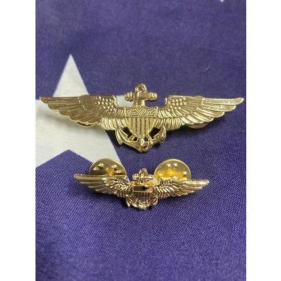 新入荷ミニサイズ アメリカ海軍 航空隊徽章 ピンバッチ TOPGUN NAVY