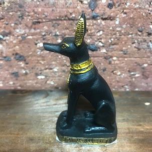速くおよび自由な アヌビス神 Anubis 像 フィギュアエジプシャン 置物 フィギュア 古代エジプト Supplystudies Com