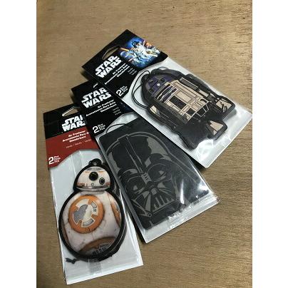 2枚組スターウオーズ ダースベーダー  STAR WARS  DARTH VADER カーフレッシュナー 消臭剤 芳香剤 カー用品  Air Freshener｜foursometoys｜04