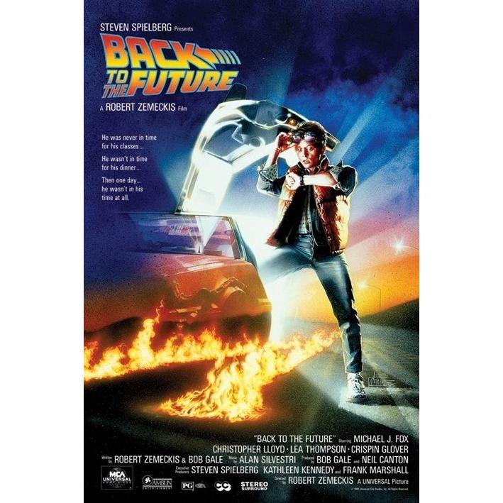 バックトゥーザフューチャー 映画ポスター : Foursometoys - 通販
